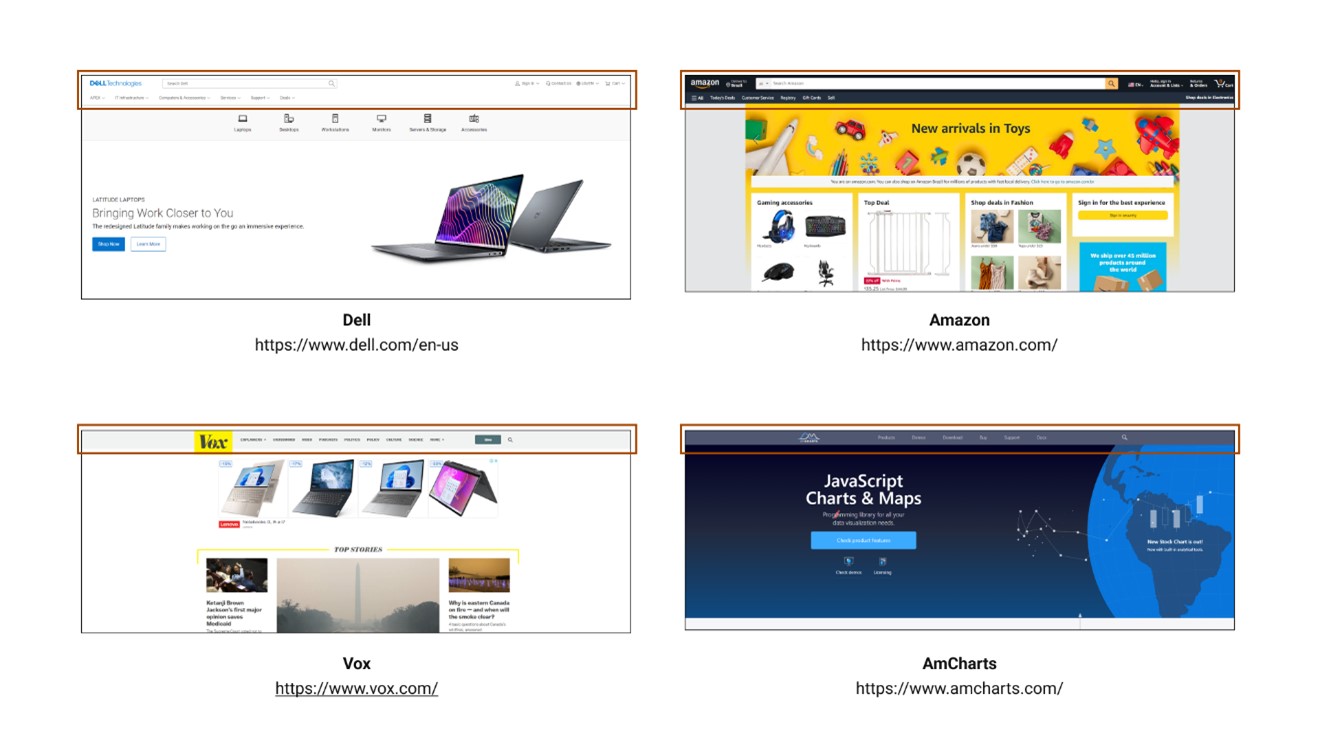 header examples
